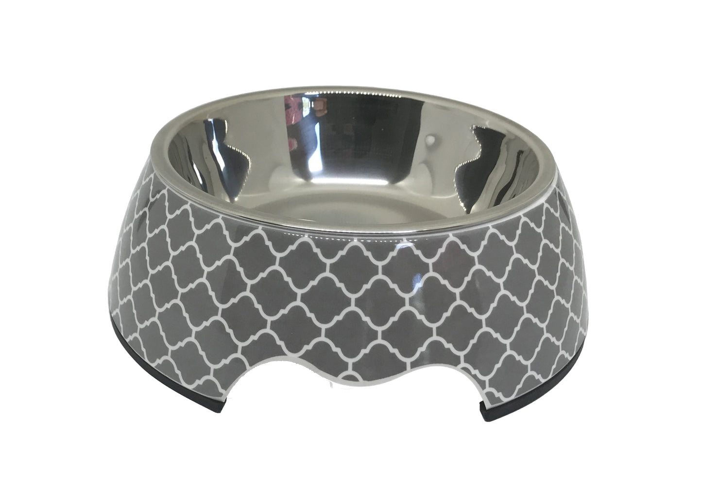 Modern Gray Medium Dog Bowl - LOLO'S SHOP