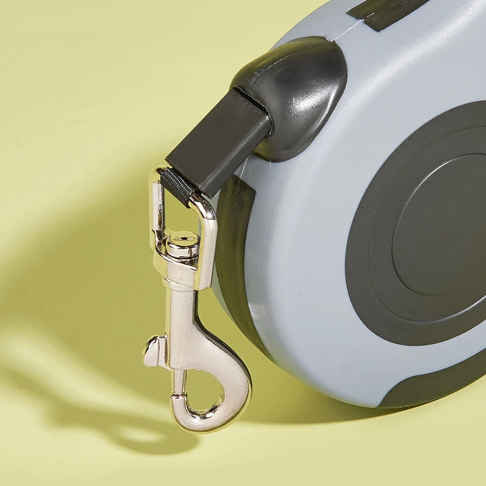 Strong Retractable Dog Leash – 3m/5m Nylon Lead for All Breeds