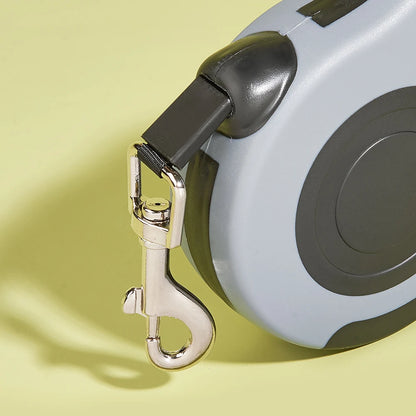 Strong Retractable Dog Leash – 3m/5m Nylon Lead for All Breeds