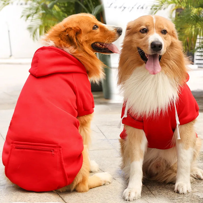 Reversible Plaid Dog Jacket – Warm Winter Coat for XS to 5XL Dogs