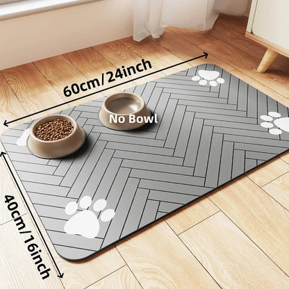 Pet Feeding Mat – Waterproof Non-Slip Placemat for Dog & Cat Food Bowls