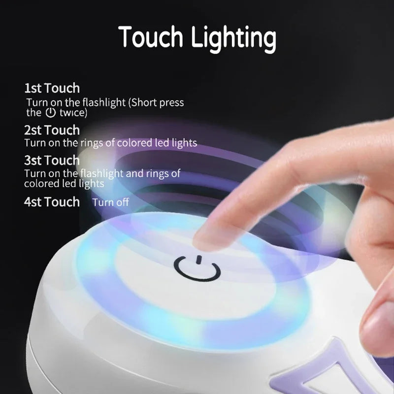 LED Retractable Dog Leash with Light – 3m/5m Night Safety Leash