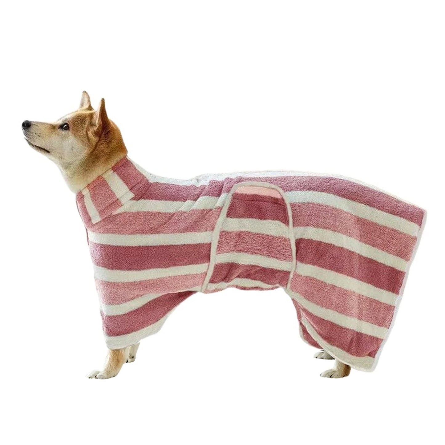 Quick-Dry Dog Bathrobe – Ultra-Absorbent Microfiber Towel Robe