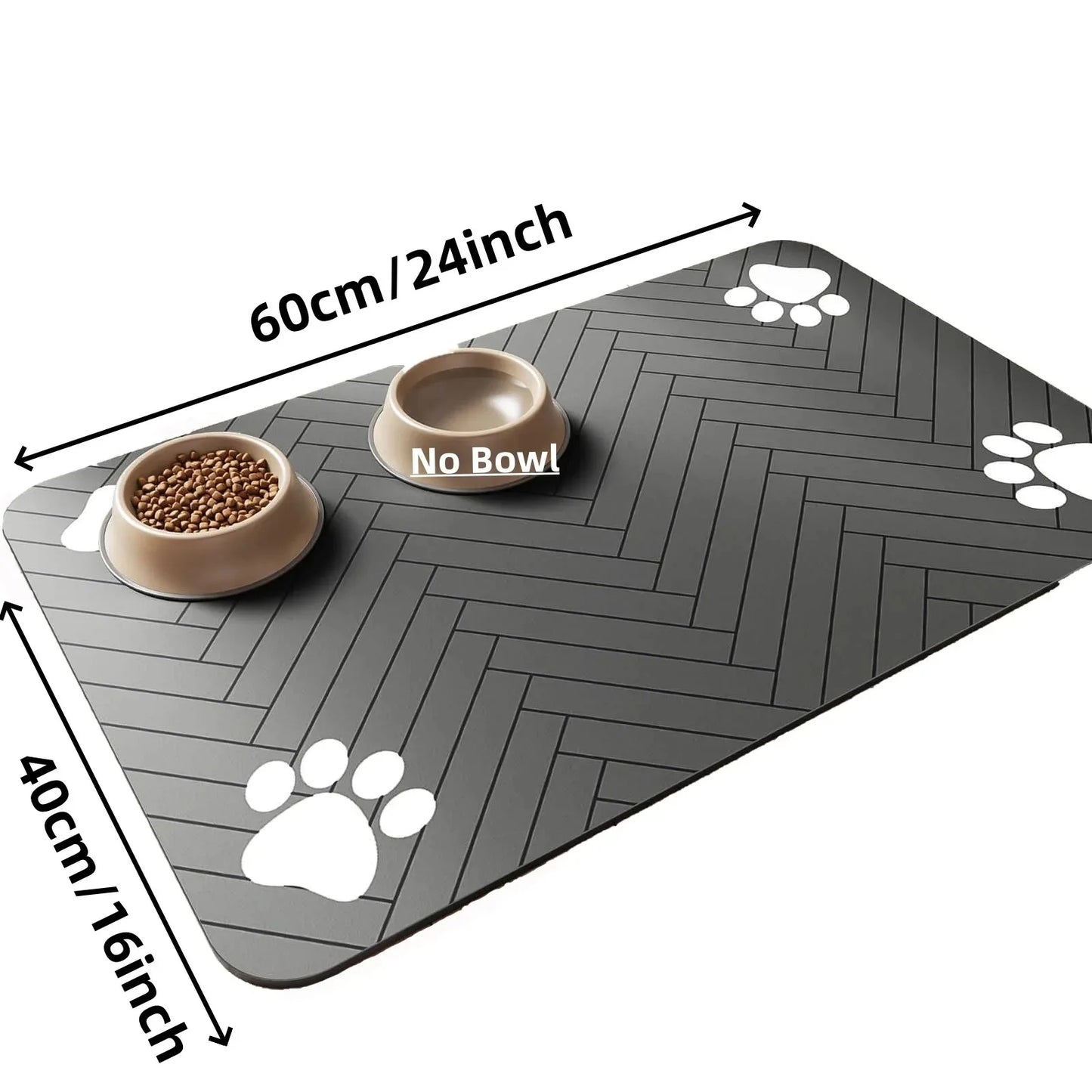 Pet Feeding Mat – Waterproof Non-Slip Placemat for Dog & Cat Food Bowls