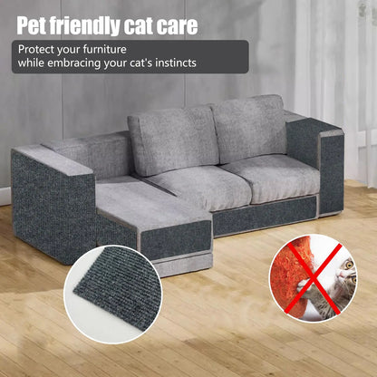 Anti-Scratch Cat Furniture Protector Mat – Self-Adhesive Sofa Guard