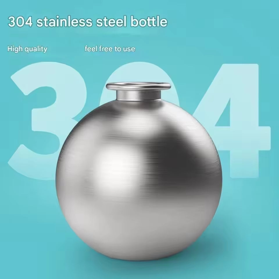 Portable Pet Water Bottle with Collapsible Bowl – 285ml Travel Cup