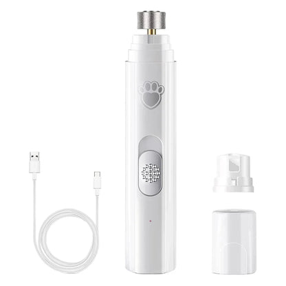 USB Rechargeable Pet Nail Grinder – Painless & Quiet for All Sizes