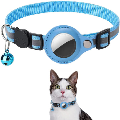 Cat AirTag Collar with Breakaway Safety & Reflective Strips