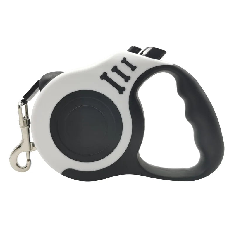 Strong Retractable Dog Leash – 3m/5m Nylon Lead for All Breeds
