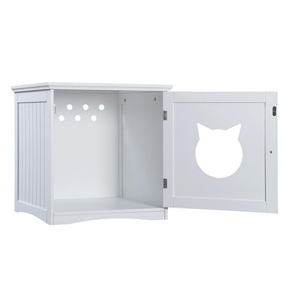 Cat House Side Table — Hidden Litter Box Enclosure & Nightstand - LOLO'S SHOP