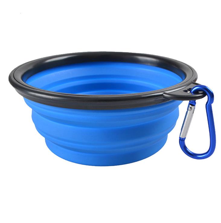 Collapsible Silicone Travel Pet Bowl — 1000ml, Folds Flat for Any Adventure - LOLO'S SHOP