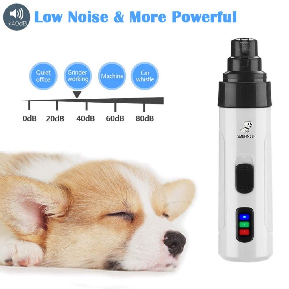 Cordless Pet Nail Trimmer — Quiet, Safe & Rechargeable - LOLO'S SHOP
