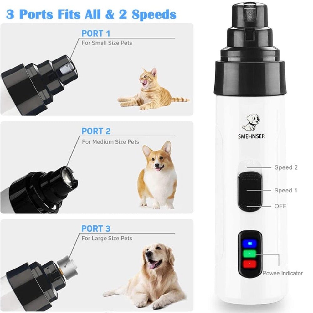 Cordless Pet Nail Trimmer — Quiet, Safe & Rechargeable - LOLO'S SHOP