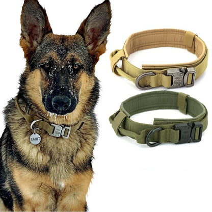 Durable Military Tactical Dog Collar — Heavy - Duty Control for Active Dogs - LOLO'S SHOP
