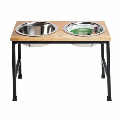 GF Pet Mango Wood Elevated Dog Feeder — Handcrafted, No Two Alike - LOLO'S SHOP