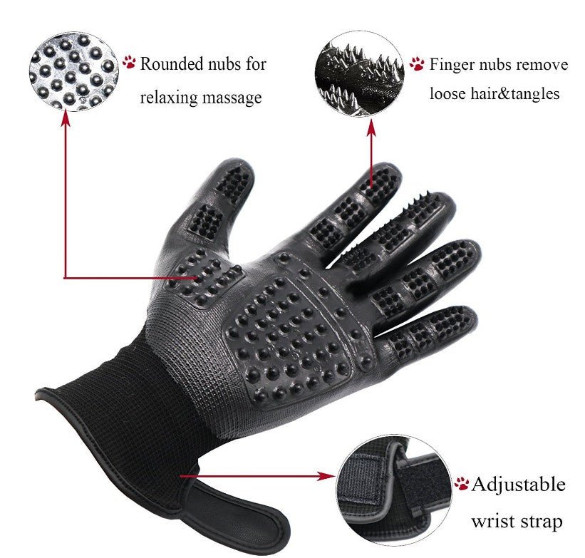 Pair Pet Grooming Gloves - LOLO'S SHOP
