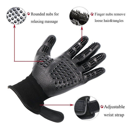 Pair Pet Grooming Gloves - LOLO'S SHOP
