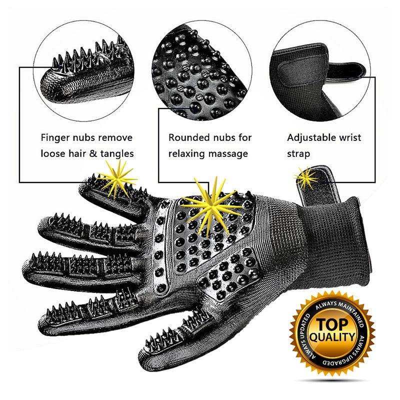 Pair Pet Grooming Gloves - LOLO'S SHOP
