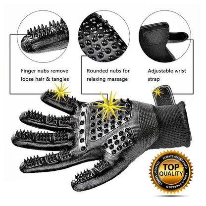 Pair Pet Grooming Gloves - LOLO'S SHOP