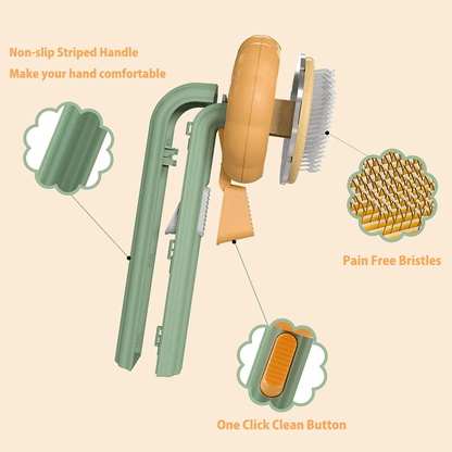 Pet Grooming Comb & Brush — Gentle Detangling for Dogs & Cats - LOLO'S SHOP