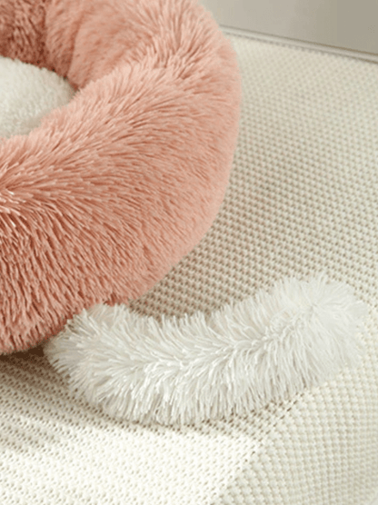 Plush Pet Bed with Ears and Tail for Cats and Small Dogs - LOLO'S SHOP