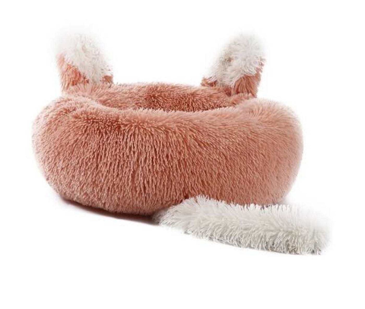 Plush Pet Bed with Ears and Tail for Cats and Small Dogs - LOLO'S SHOP
