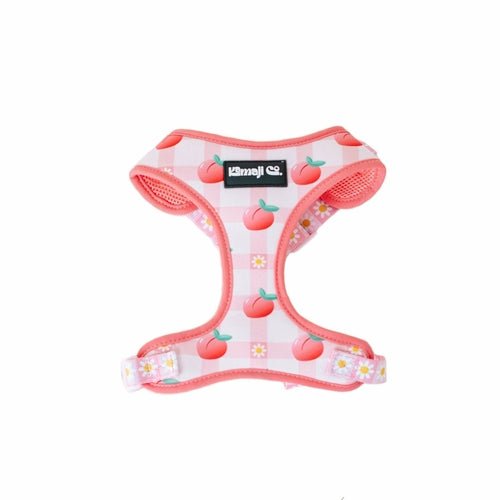 Precious Peach Adjustable Dog Harness — Floral Style, No - Pull Comfort - LOLO'S SHOP