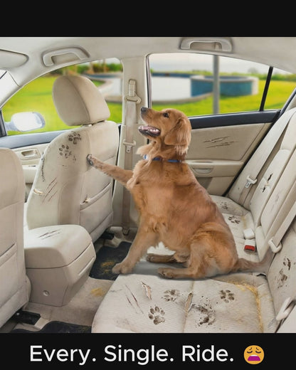 Waterproof Dog Car Seat Cover — Full Back Seat Protection