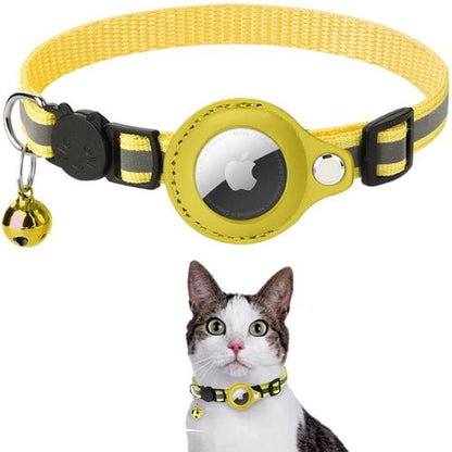 Reflective AirTag Collar for Dogs & Cats — Never Lose Your Pet Again - LOLO'S SHOP