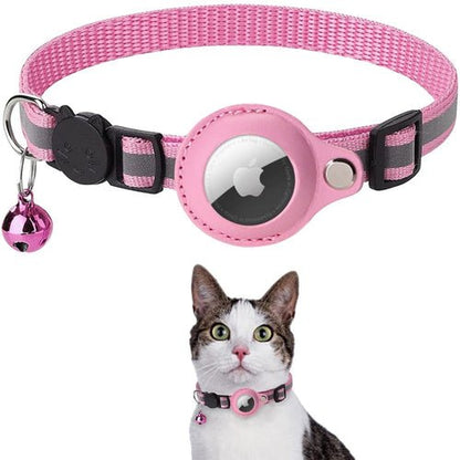 Reflective AirTag Collar for Dogs & Cats — Never Lose Your Pet Again - LOLO'S SHOP