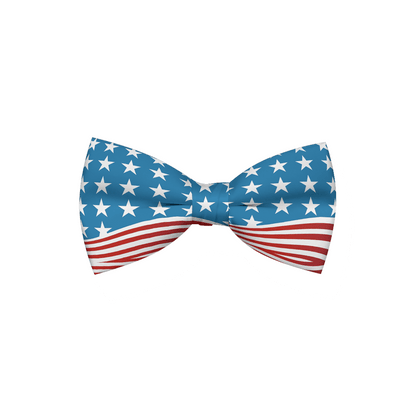 The Flag USA America Dog Bow Tie - LOLO'S SHOP