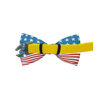 The Flag USA America Dog Bow Tie - LOLO'S SHOP
