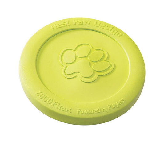 West Paw Zogoflex Green Zisc Disc Synthetic Rubber Frisbee - LOLO'S SHOP